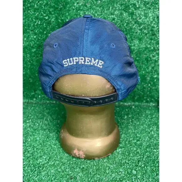 SUPREME SS16 MOTION LOGO IRIDESCENT TEAL 5 PANEL CAP